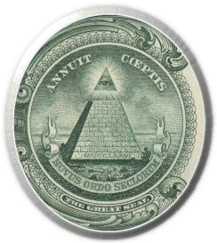 the Great Seal and seal used on the dollar bill, pyramid side